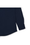 Kent Navy Long Sleeve Slimfit Shirt